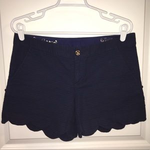 Lilly Pulitzer Navy Buttercup Shorts